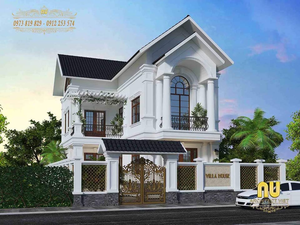 17+ Mẫu thiết kế biệt thự 8x20m đẳng cấp nhất 2019