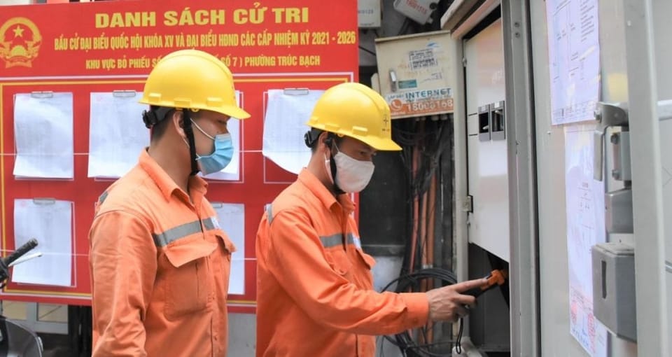 EVN: Đảm bảo cung cấp điện ổn định, an toàn phục vụ bầu cử