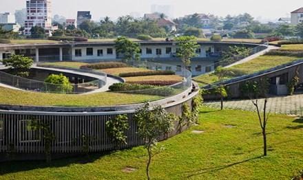 Kiến trúc xanh không có chỗ cho... gạch đỏ