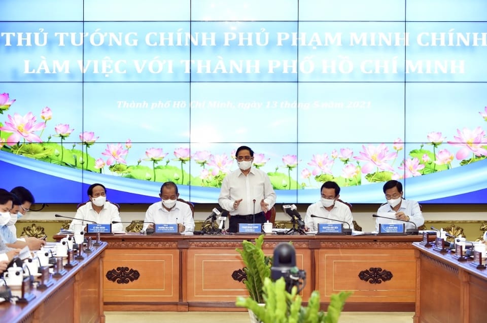 Thủ tướng Phạm Minh Chính làm việc với TPHCM, giải quyết những vấn đề trọng tâm, cấp bách của Thành phố