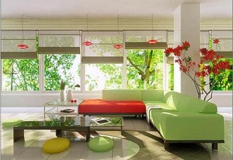 Ý tưởng trang trí lại không gian sống mát mẻ đón hè sang
